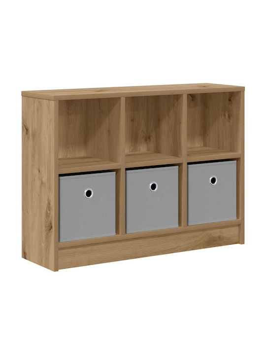Artisan Oak Bookcase 73.5x22.5x53.5cm