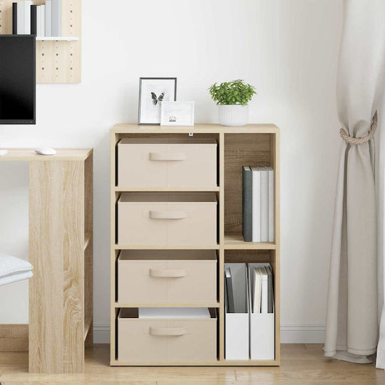 Living Room Display Cabinet Made of Particle Board Oak Sonoma 60x33.5x84cm