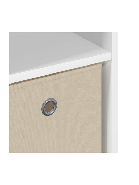 Wooden Storage Cabinet with 3 Drawers M73.5xW24xH69.5cm