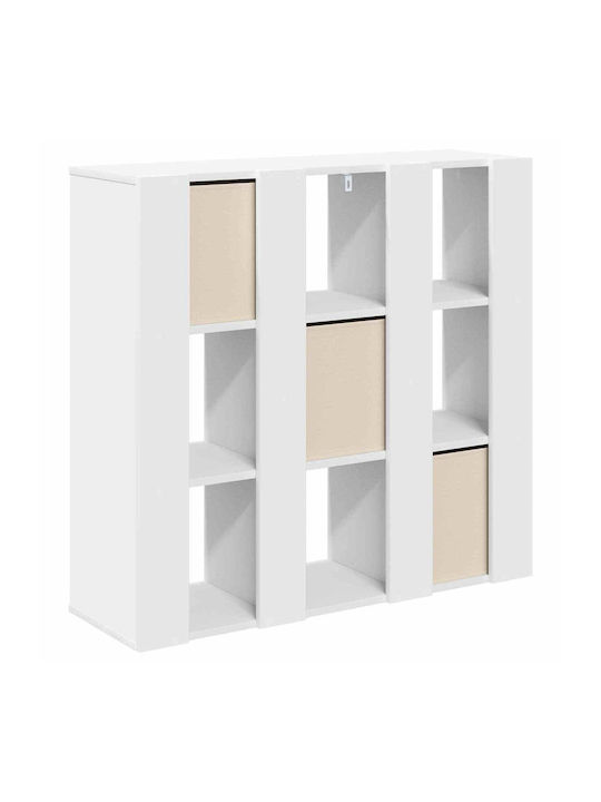 Wooden Storage Drawers with 3 Drawers M88.5xW29xH84.5cm