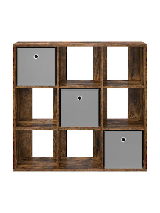 Wooden Storage Drawers with 3 Drawers W88.5xD29xH84.5cm