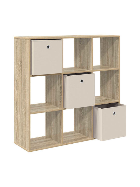 Wooden Storage Cabinet with 3 Drawers M102xP31xH99.5cm