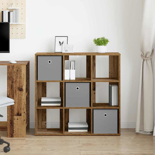Wohnzimmerschrank aus Spanplatte in Altholzoptik 88,5 x 29 x 84,5 cm
