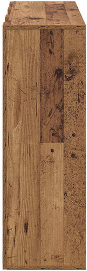 Wohnzimmerschrank aus Spanplatte in Altholzoptik 88,5 x 29 x 84,5 cm