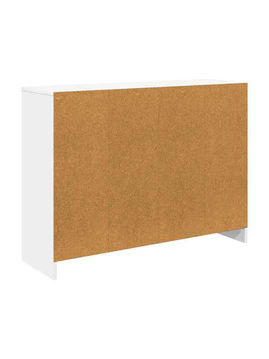 Wooden Storage Cabinet with 3 Drawers M102xW32xH73.5cm