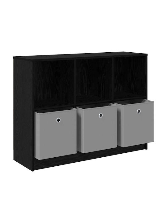 Wooden Storage Cabinet with 3 Drawers M102xW32xH73.5cm
