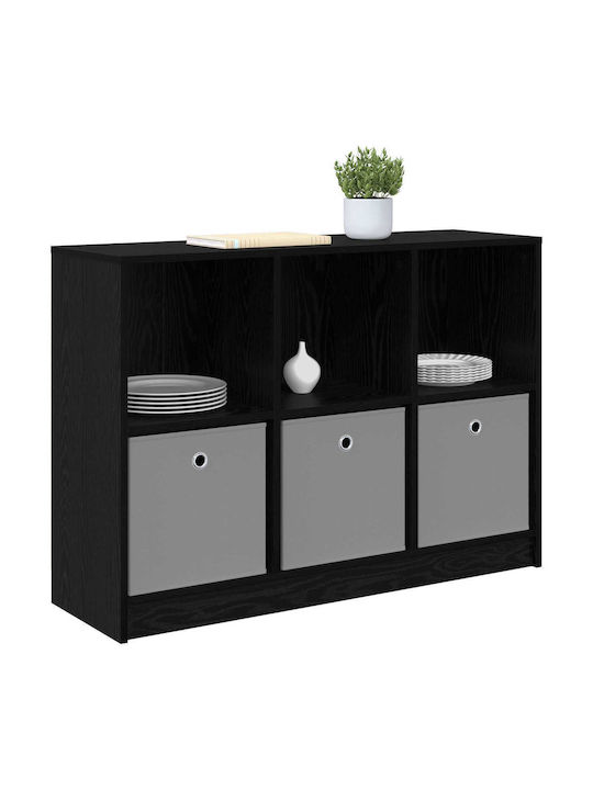 Wooden Storage Cabinet with 3 Drawers M102xW32xH73.5cm