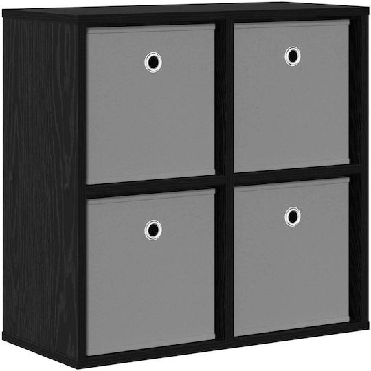 Wooden Storage Drawers with 4 Drawers M59.5xW27xH57 cm