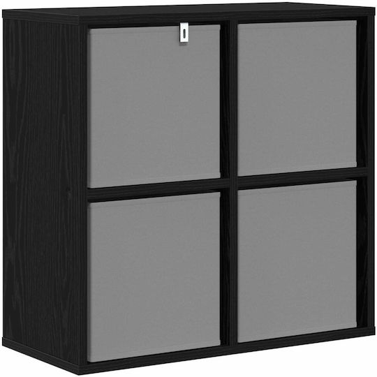 Wooden Storage Drawers with 4 Drawers M59.5xW27xH57 cm