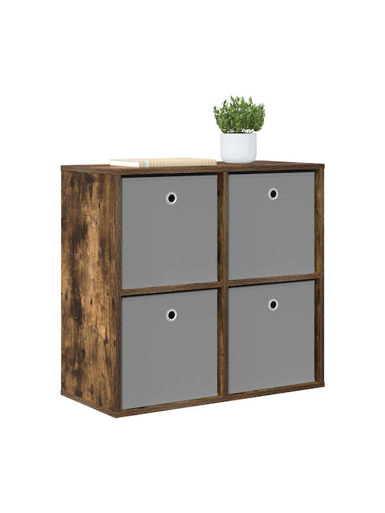 Wooden Storage Drawers with 4 Drawers M68.5xW32xH67 cm