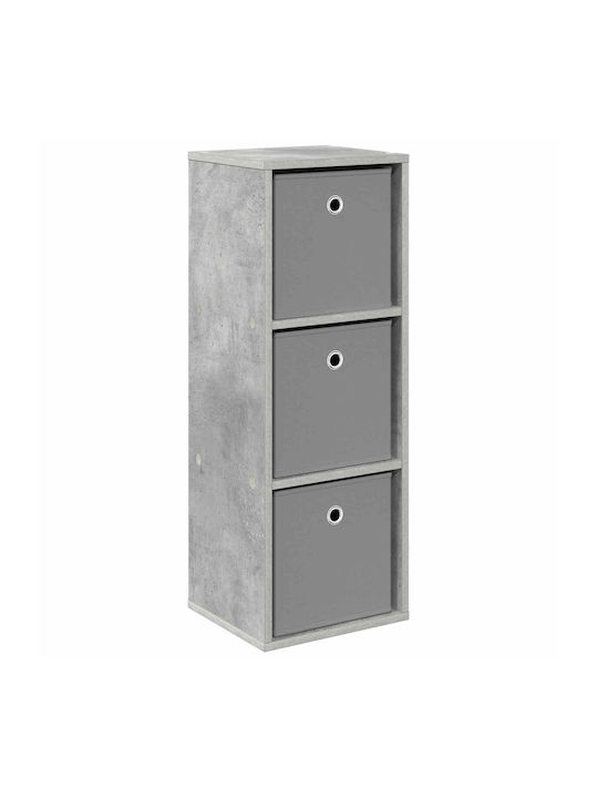 Storage Drawer Wooden with 3 Drawers M30.5xW27xH84.5cm