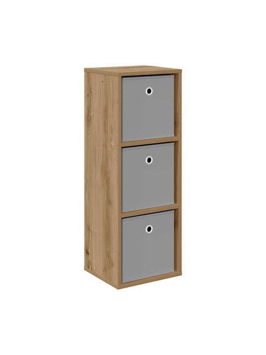 Storage Drawer Wooden with 3 Drawers M30.5xW27xH84.5cm
