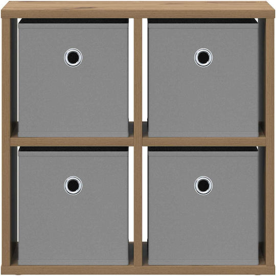 Living Room Display Cabinet Made of Particle Board Artisan Oak 49.5x22x47cm