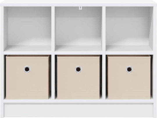 Wooden Storage Drawer Chest with 3 Drawers M73.5xW22.5xH53.5cm