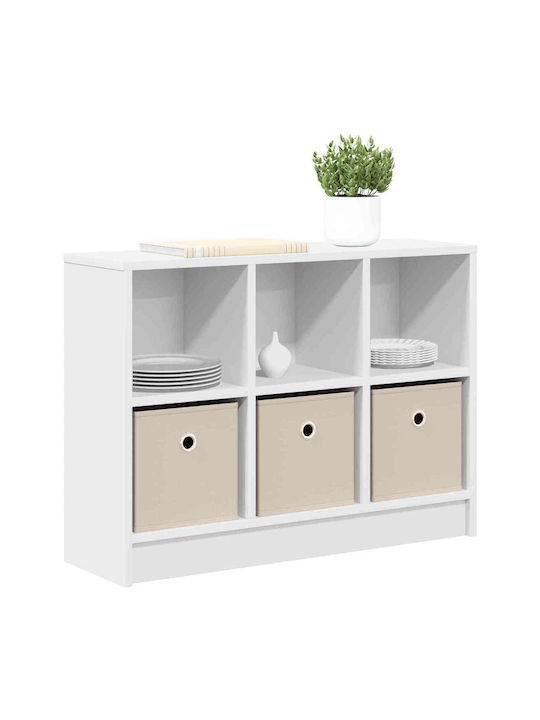 Wooden Storage Drawer Chest with 3 Drawers M73.5xW22.5xH53.5cm