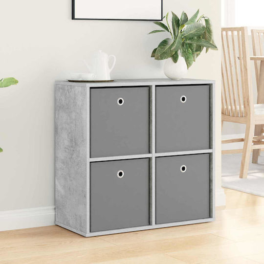 Wooden Storage Drawer Chest with 4 Drawers M68.5xW32xH67cm