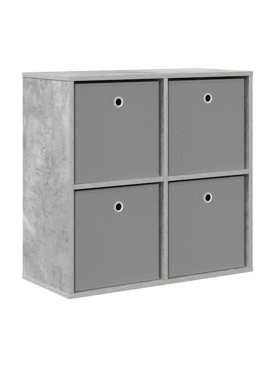 Wooden Storage Drawer Chest with 4 Drawers M68.5xW32xH67cm