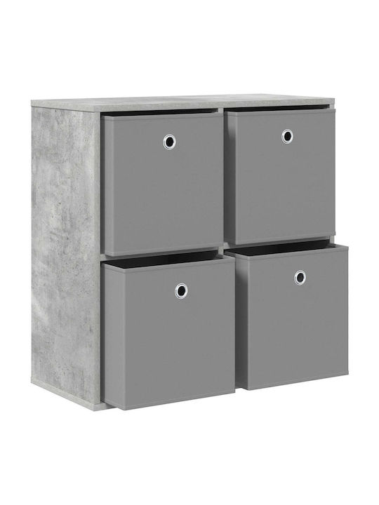 Wooden Storage Drawer Chest with 4 Drawers M68.5xW32xH67cm