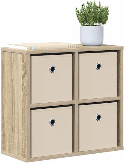 Cabinet De Depozitare Din Lemn Cu 4 Sertare L49.5xL22xH47cm