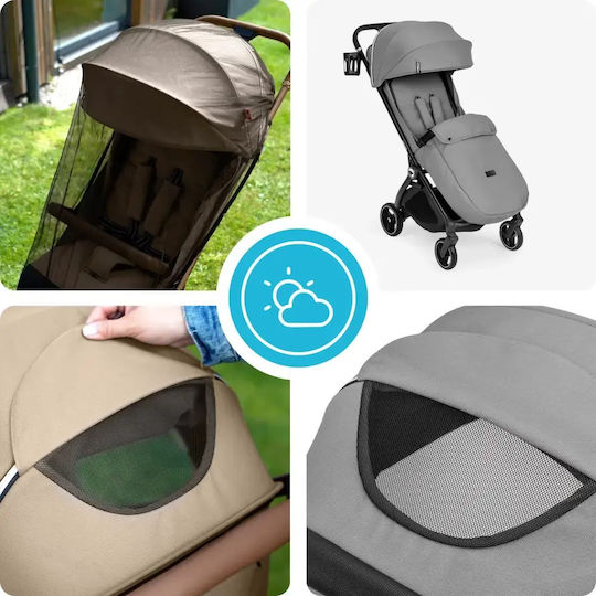 Kidnort Carucior Pentru Bebe Potrivit Pentru Nou-Născut Gri