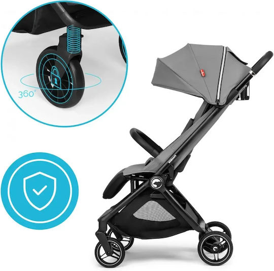 Kidnort Carucior Pentru Bebe Potrivit Pentru Nou-Născut Gri