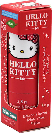 Take Care Hello Kitty Lippenbalsam Erdbeergeschmack & Rosa Tönung 3,8g