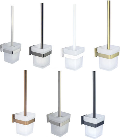 Glass Toilet Brush Bathroom