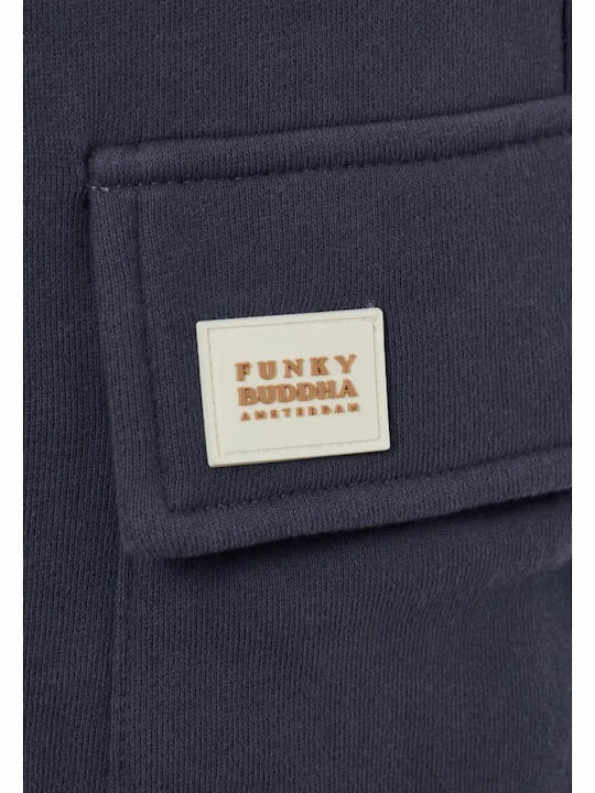 FBM007-06603 Men's Athletic Shorts Indigo