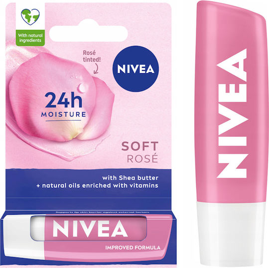 Nivea Soft Rose Lip Balm Soft Rose 4.8gr