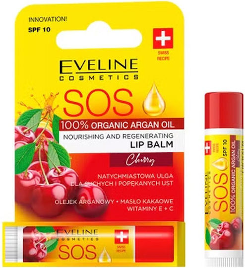 Eveline Балсам За Устни SPF10 Череша