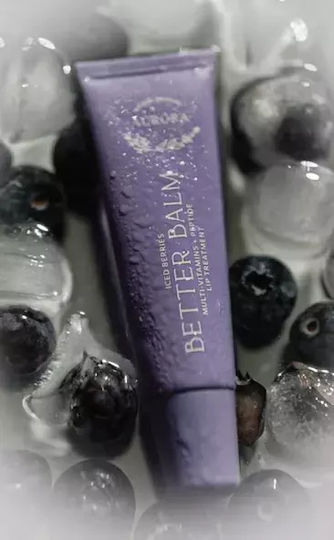 Aurora Natural Lip Balm Iced Berries 10ml