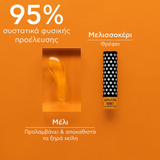 Apivita Lip Balm SPF15 Μέλι 4.4gr