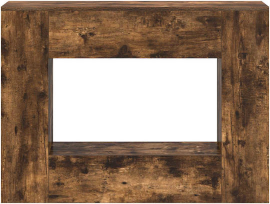 Wooden Console Brown M101xW29xH74cm