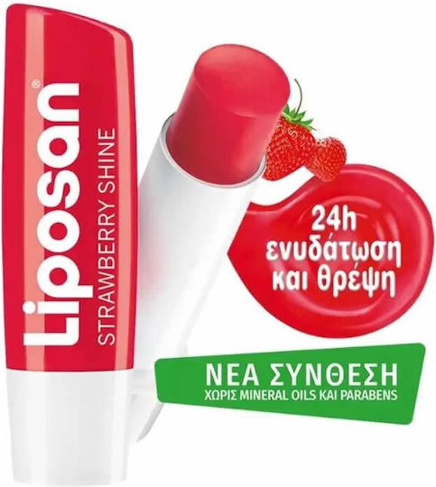 Liposan Fruity Shine Lip Balm SPF10 Strawberry 4.8gr
