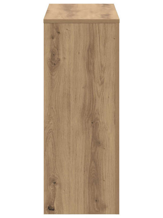 Wooden Console Oak L82xW29xH74cm