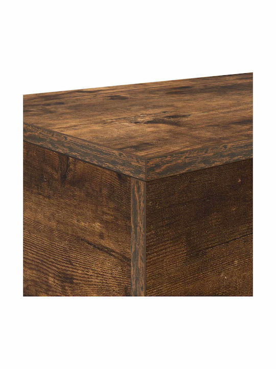 vidaXL Konsolentisch Aus Holzrauch Eiche M101xT30xH74cm