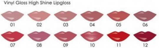 Golden Rose Vinyl Gloss High Shine Lipgloss 01 4.5ml