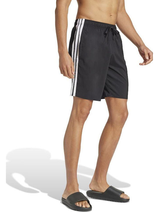 3-Stripes Men's Swimwear Shorts Black Striped