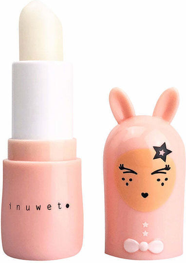 Inuwet Bunny Lip Balm For Kids Peach 3.5gr