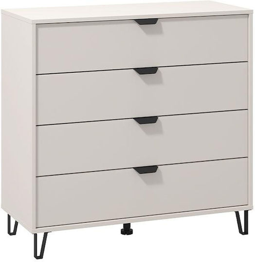 Comoda pentru Dormitor Ucca 4f cu 4 sertare Cashmere 93x40x90buc Comoda pentru Dormitor Ucca 4f cu 4 sertare Cashmere 93x40x90buc