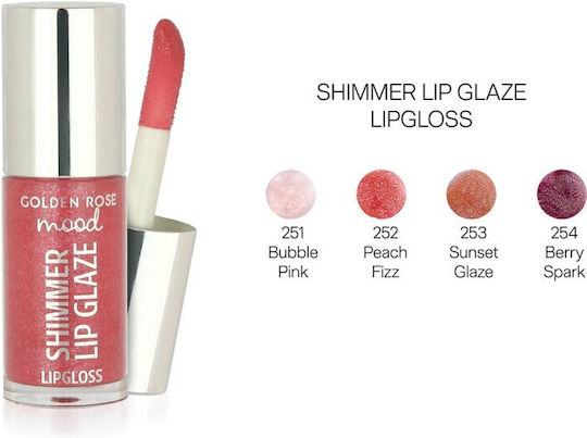 Golden Rose Lip Gloss No253 Sunset Glaze 6ml
