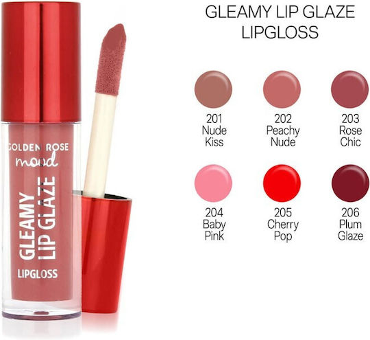 Golden Rose Lip Gloss 201 Nude Kiss 4.7ml