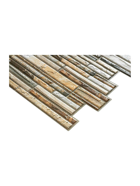 3D Wall Panels From PVC Adhesive Beige