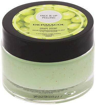 Dermacol Scrub Exfoliant Pentru Față Și Buze Cu Aromă De Struguri 50gr
