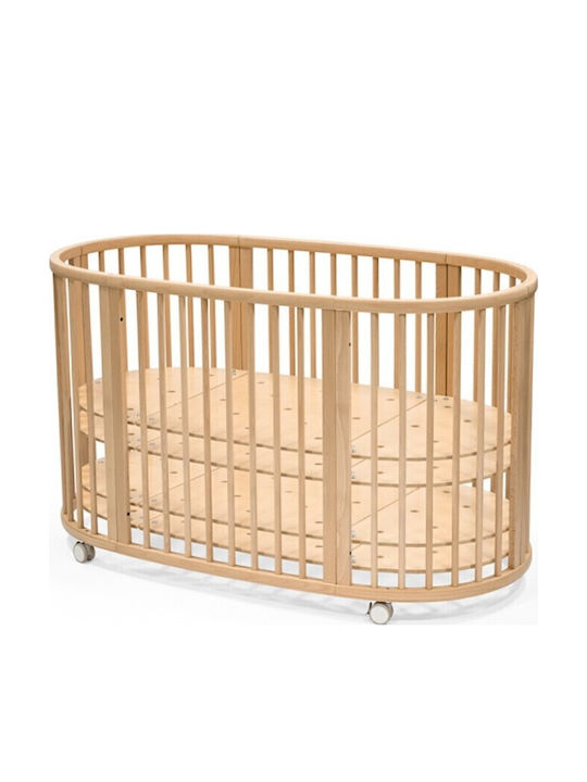 Stokke Stokke Sleepi Babybett Braun Mit Matratze & Rädern