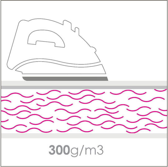 Board Σιδερώστρα για Σίδερο Ατμού Σπαστή 120x38cm