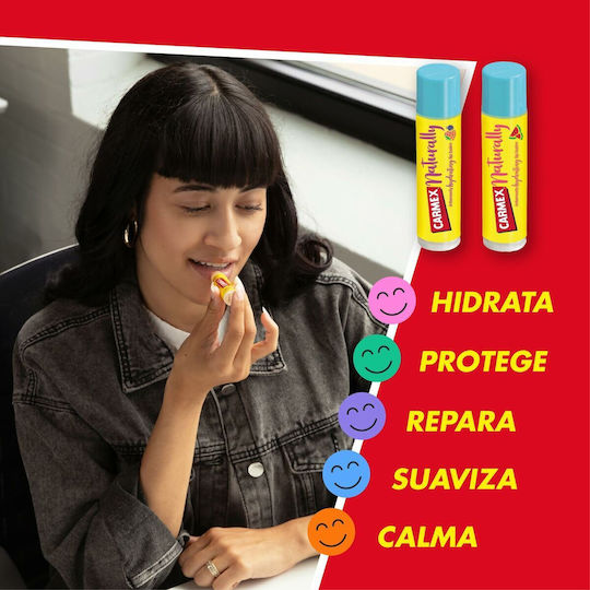 Carmex Naturally Lip Balm Red Fruits