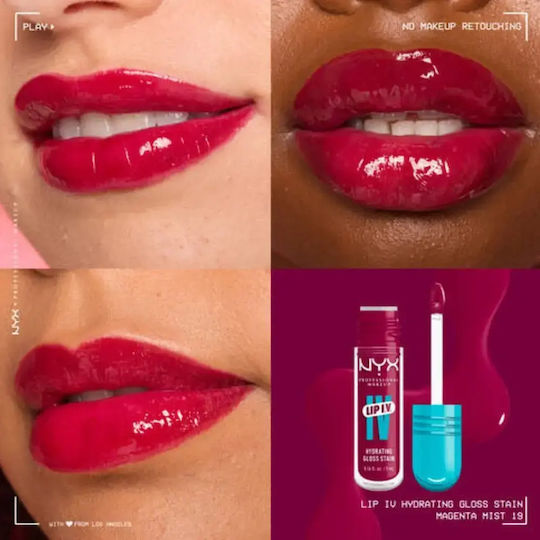 NYX Professional Makeup Lip Iv Lip Gloss Magent 5ml