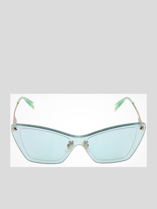 Police Lagoon 2 Damen Sonnenbrille mit Gray Gestell und Türkis Linse SPL936 0I95