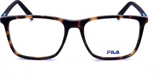 Ramă de ochelari pentru bărbați Fila Vfi305 0c10 Plastic Havana 55 mm